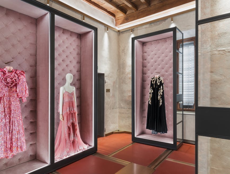 Nella foto Una fotografia della nuova sede dell'archivio Gucci a Palazzo Settemanni