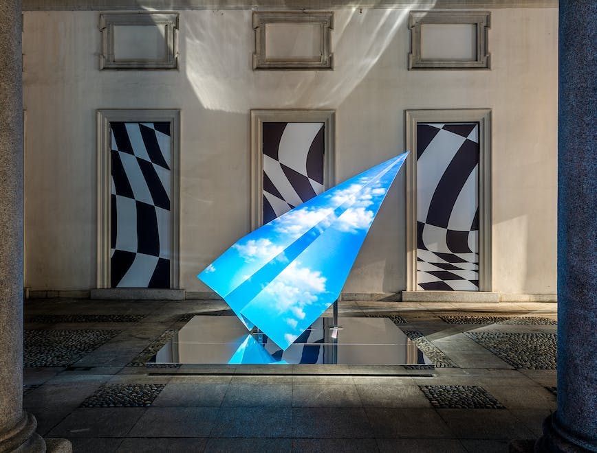 Nella foto L'installazione dedicata a Virgil Abloh nello store di Louis Vuitton di Montenapoleone a Milano