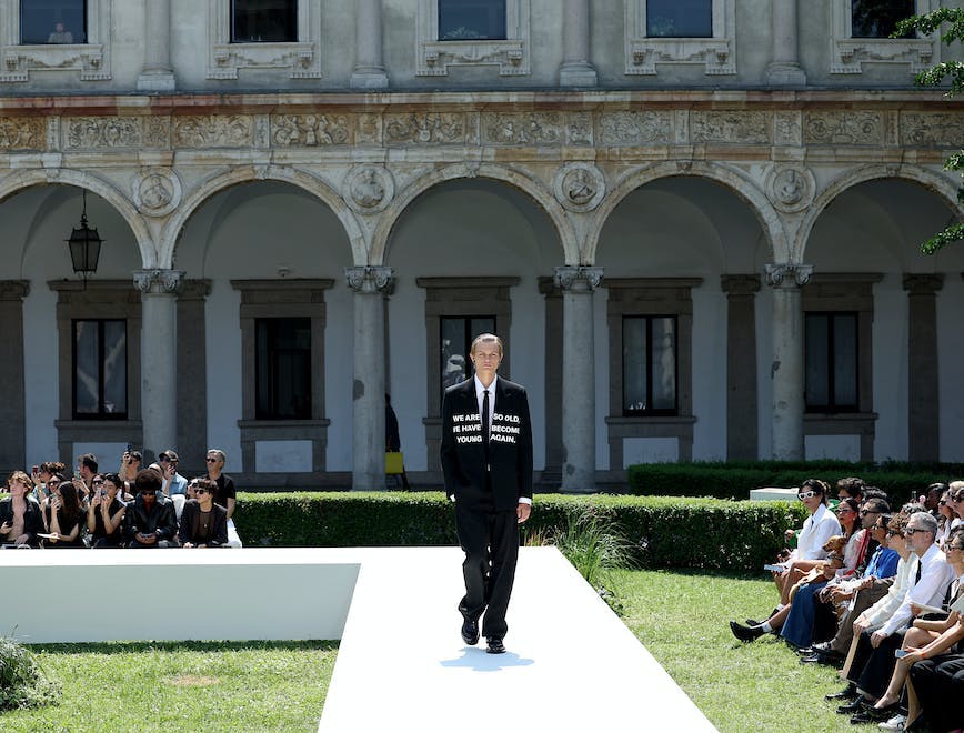Valentino The Narratives la sfilata uomo alla Milano Fashion Week
