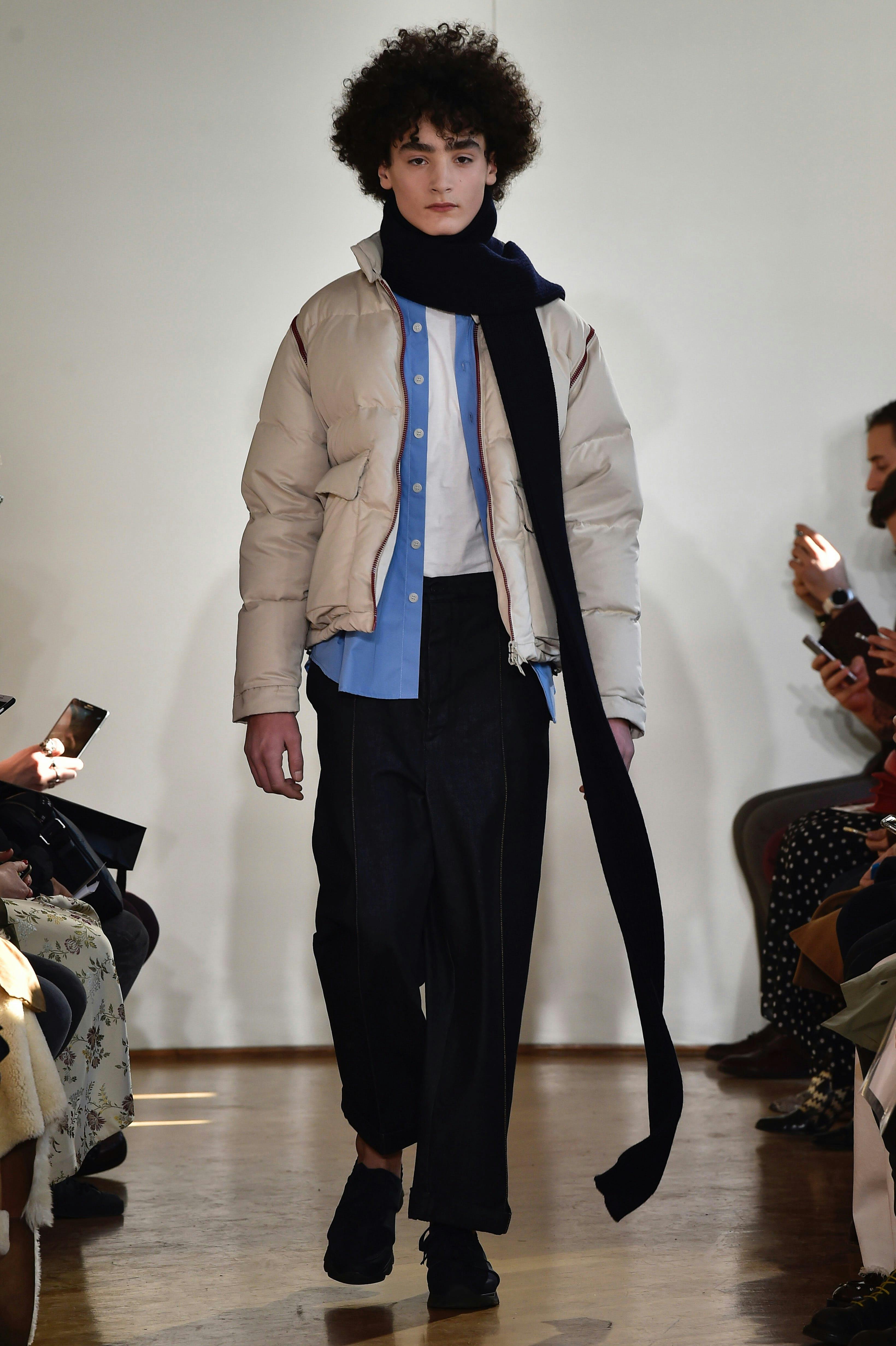 clothing apparel person human coat overcoat
