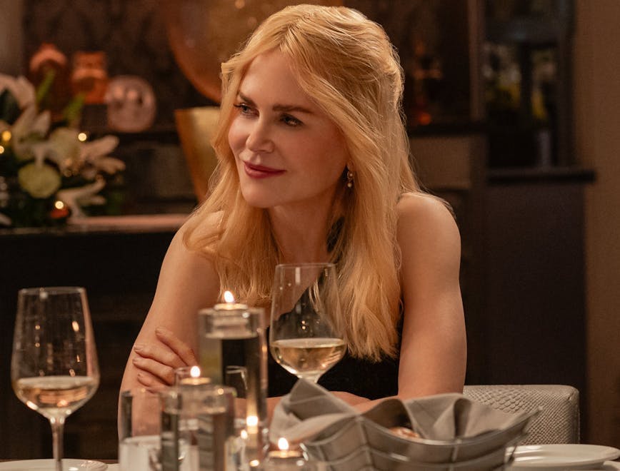 Nicole Kidman in una scena di "A Family Affair" (Tina Rowden/Netflix)