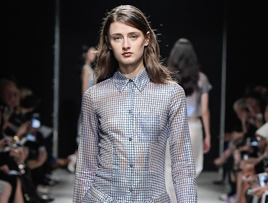 human person shirt apparel clothing fashion sleeve runway