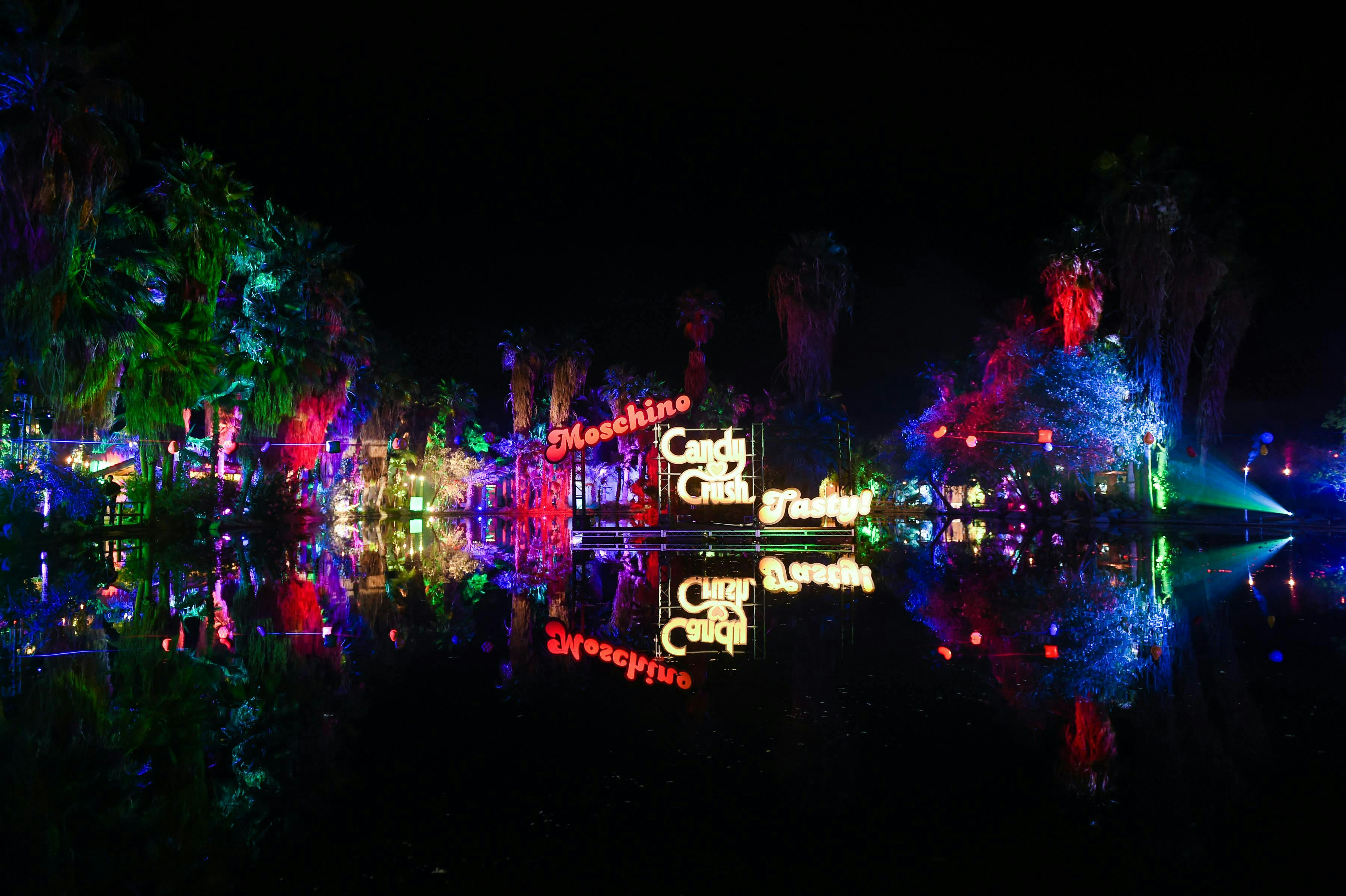 horizontal coachella california festival crowd light lighting night life