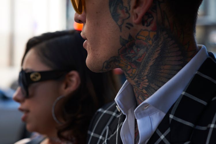 skin accessory accessories sunglasses human person tattoo