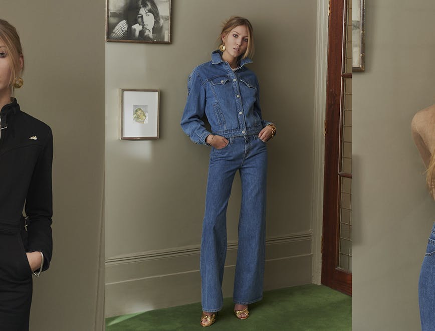 apparel pants clothing jeans denim person human home decor sleeve