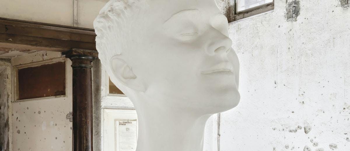 head sculpture art