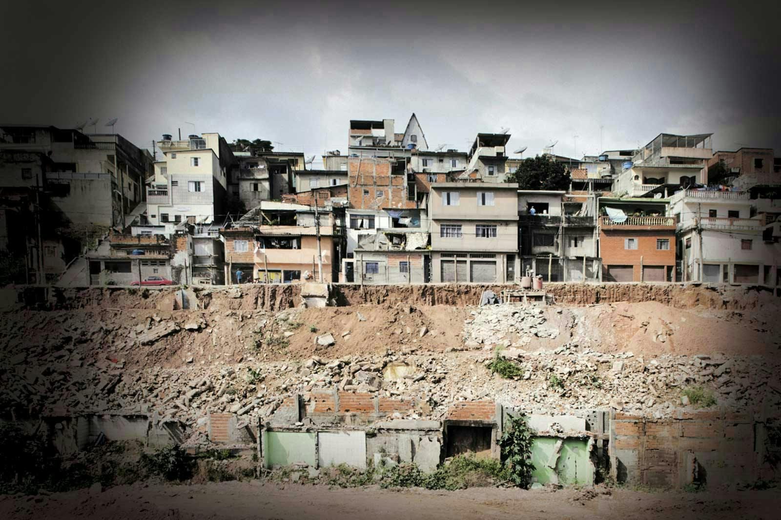 urban slum building