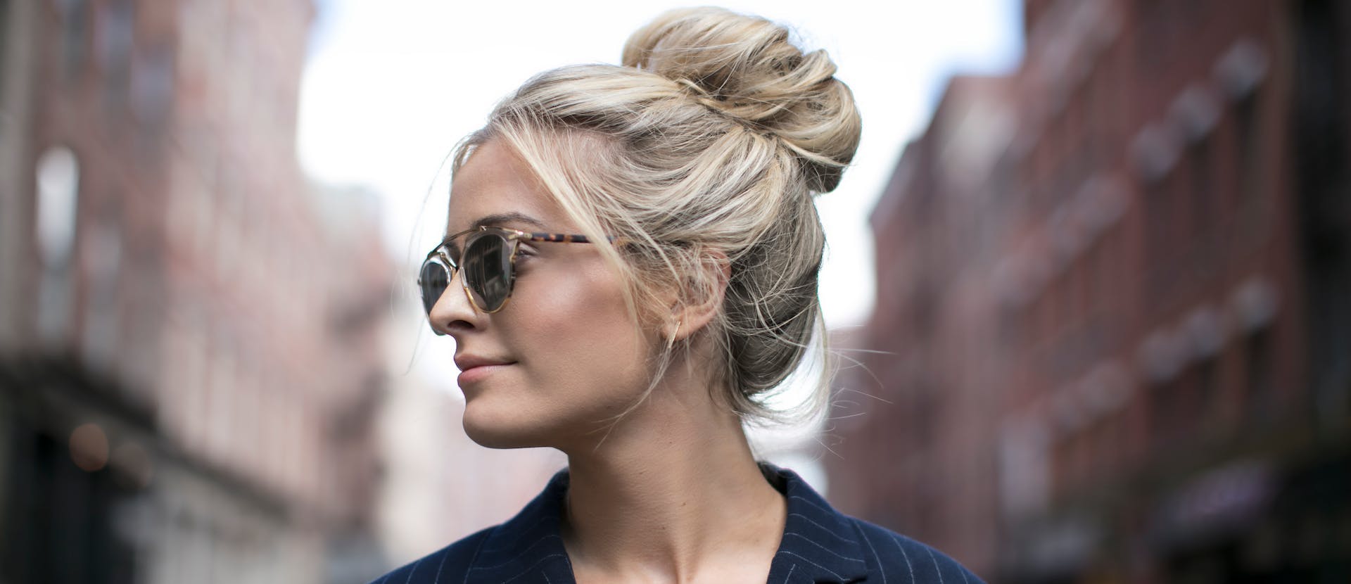 person accessories sunglasses girl kid woman blonde female teen hair