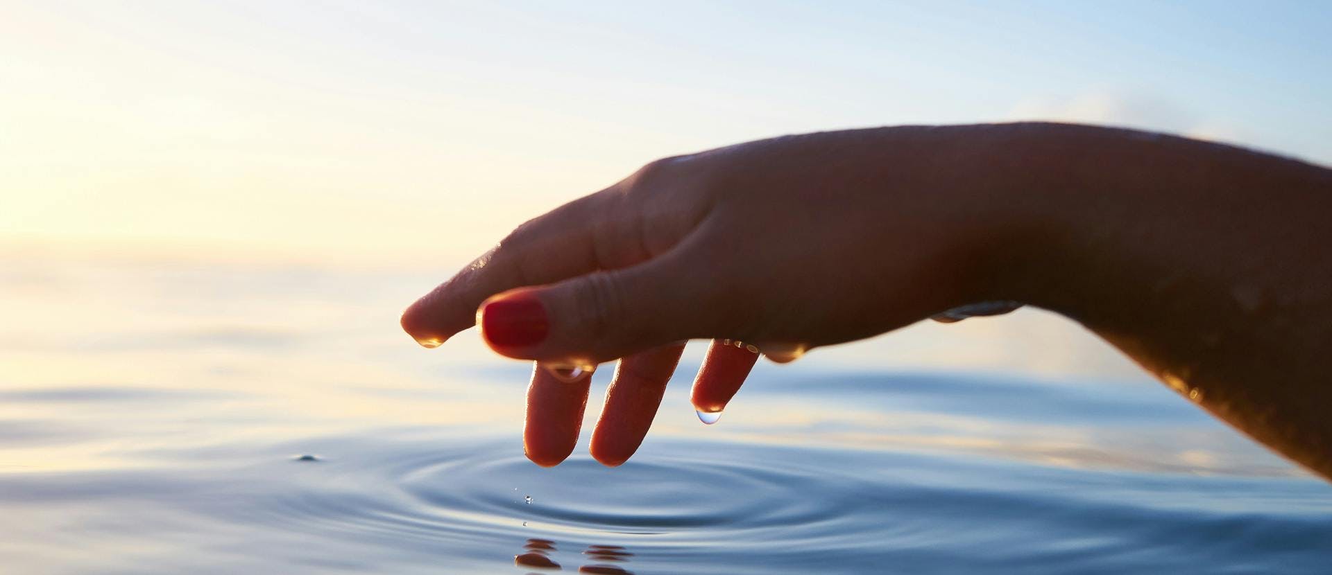 water outdoors person human finger ripple