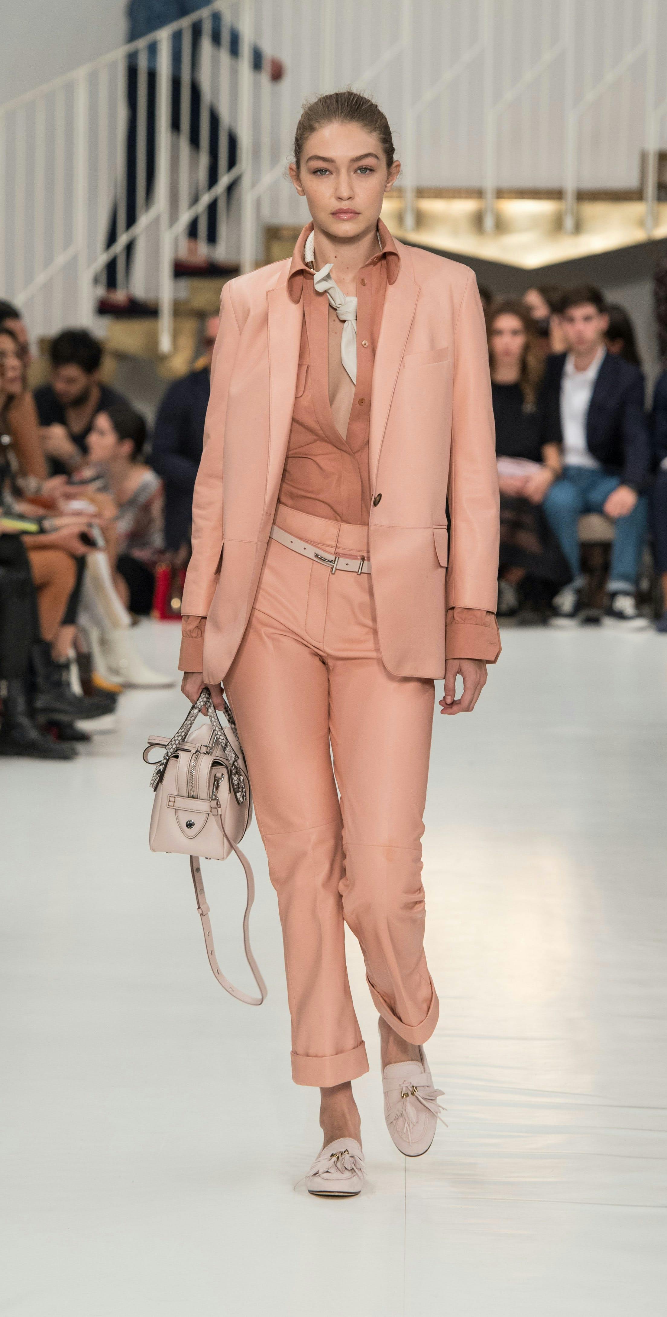 human person runway fashion clothing apparel coat