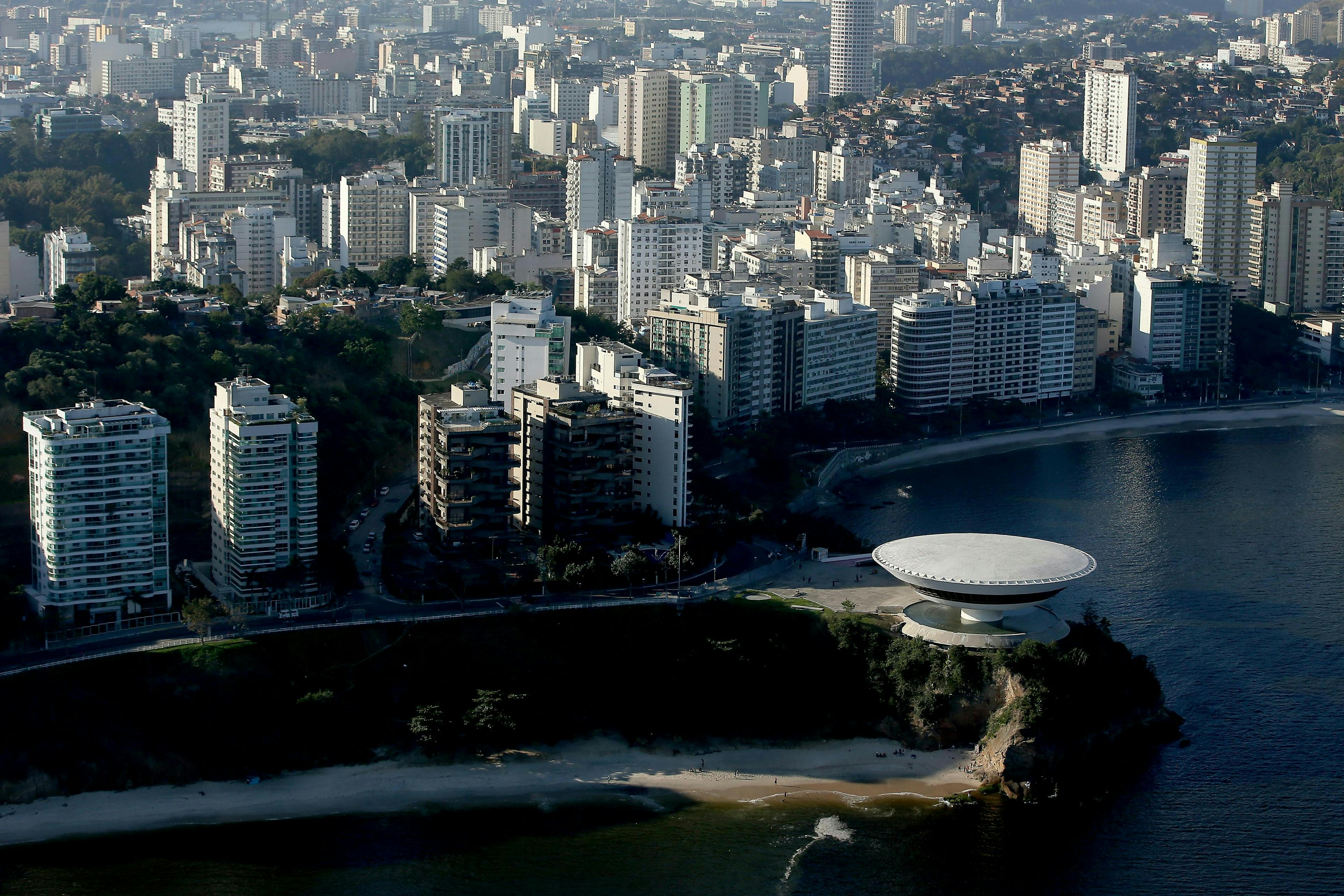 niteroi outdoors nature landscape scenery aerial view urban building town city