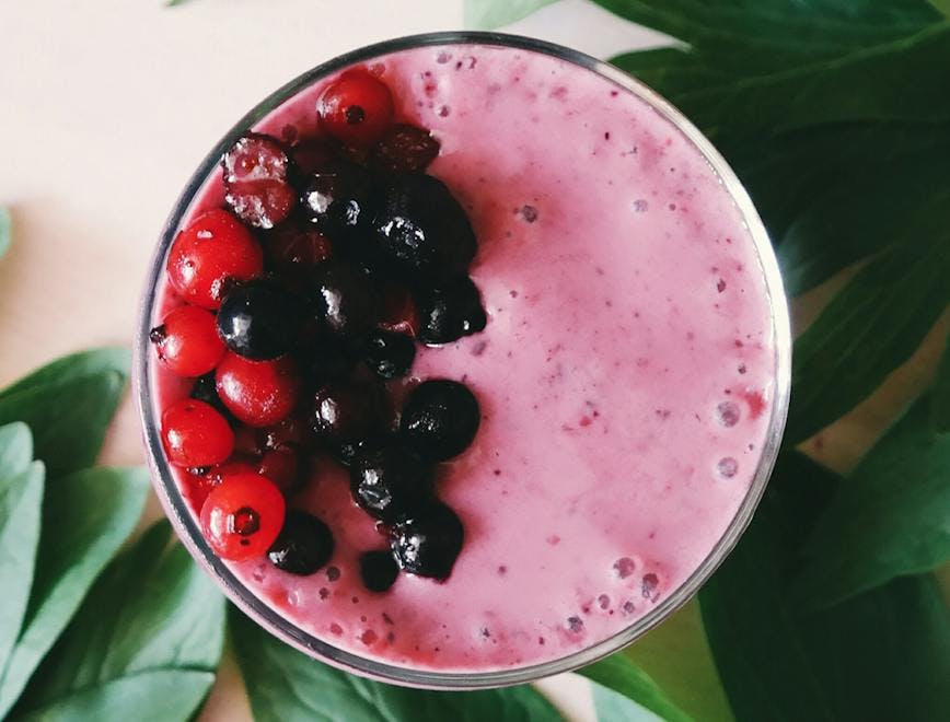 plant fruit food blueberry juice drink beverage smoothie