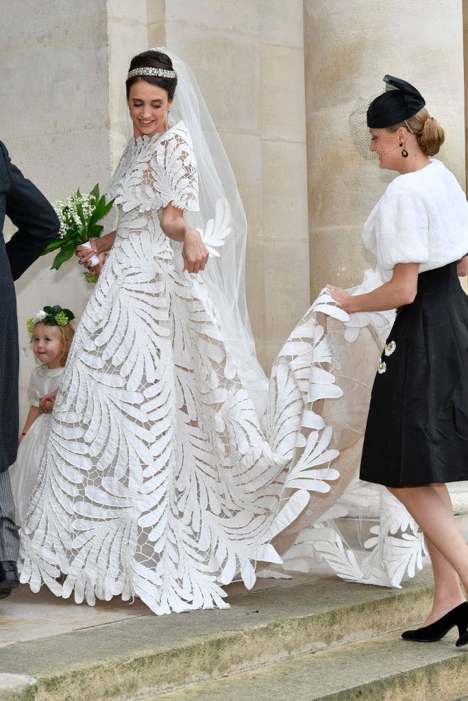 paris clothing apparel person fashion robe gown wedding wedding gown female evening dress