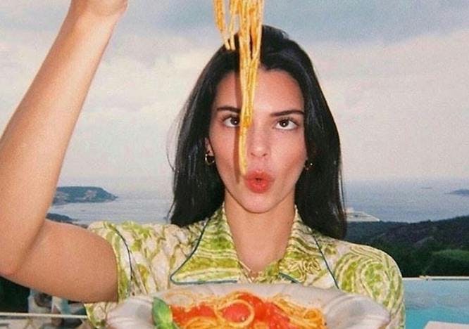 human person pasta noodle food