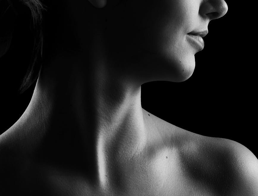 human person neck skin