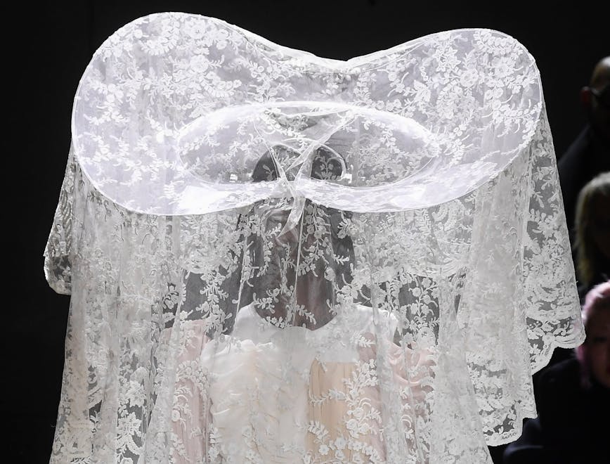 clothing apparel human person veil