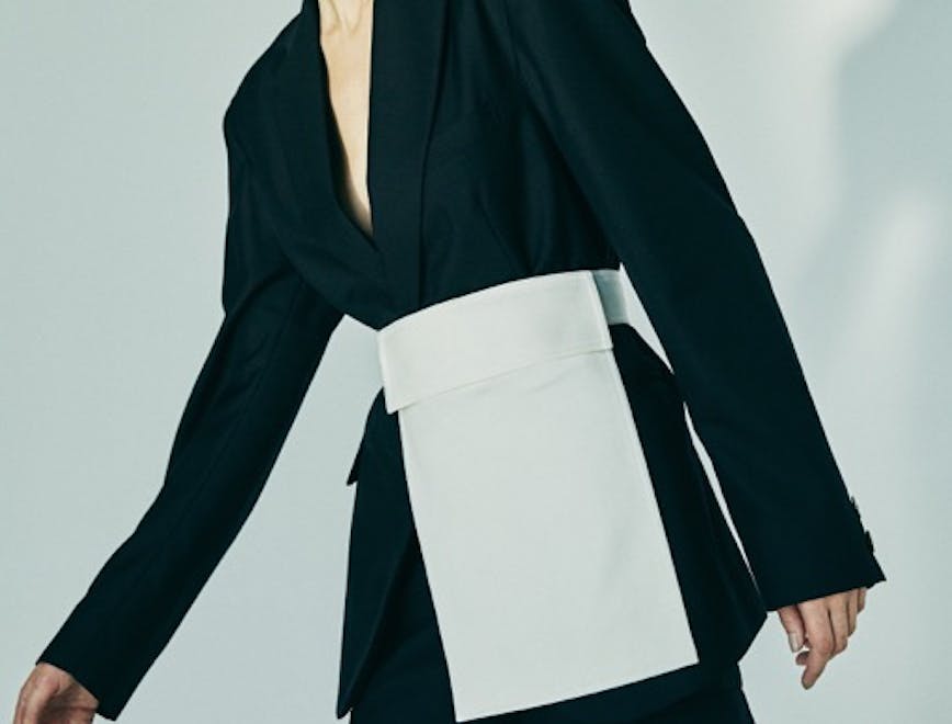 clothing suit coat overcoat sleeve long sleeve female person woman blazer