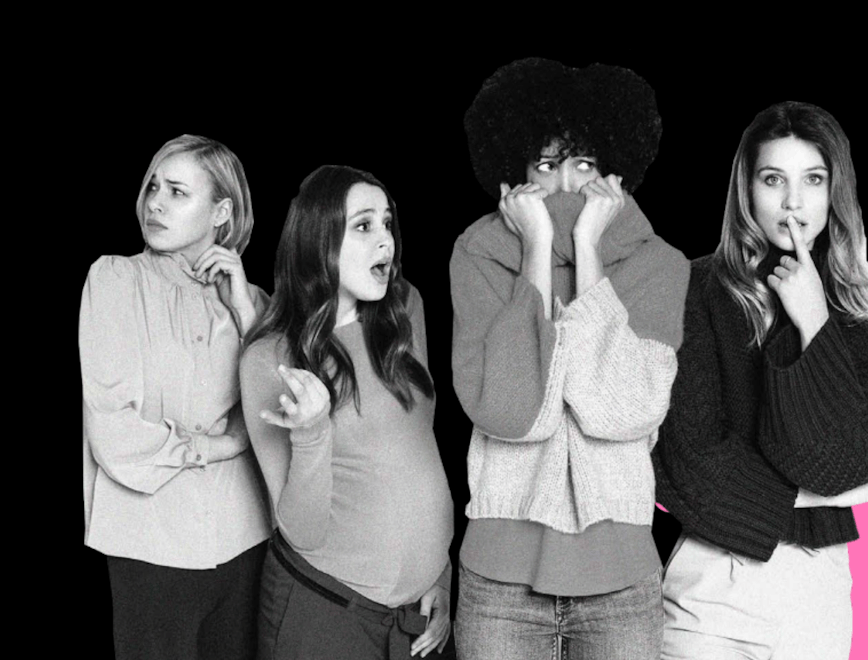 Nella foto alcune donne in gravidanza MOMY l'evento digitale dedicato alla maternità e alla genitorialità moderna 