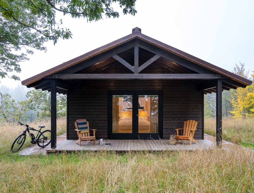 wheel machine housing building bicycle transportation vehicle cabin house cottage