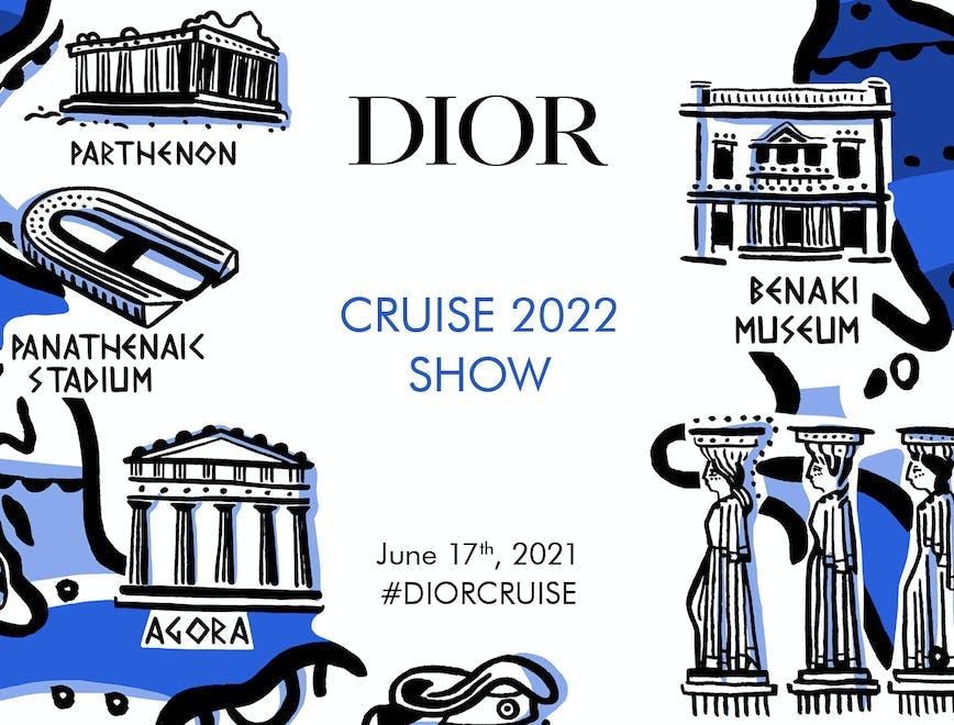 Dior sfilata ad Atene per la collezione Cruise 2022