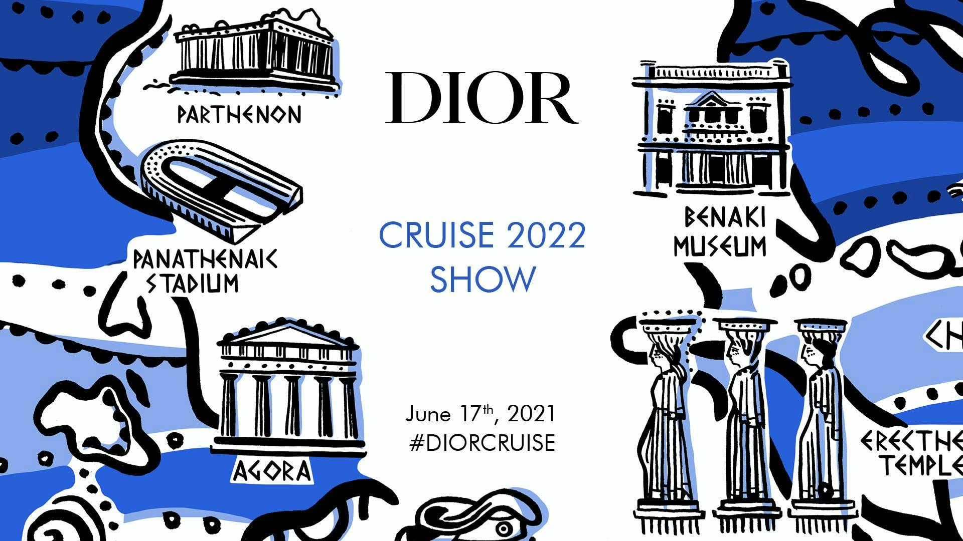 Dior sfilata ad Atene per la collezione Cruise 2022