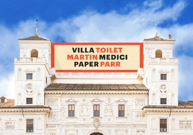 Nell'immagine: posternToiletpaper & MArtin Parr - Villa Medici