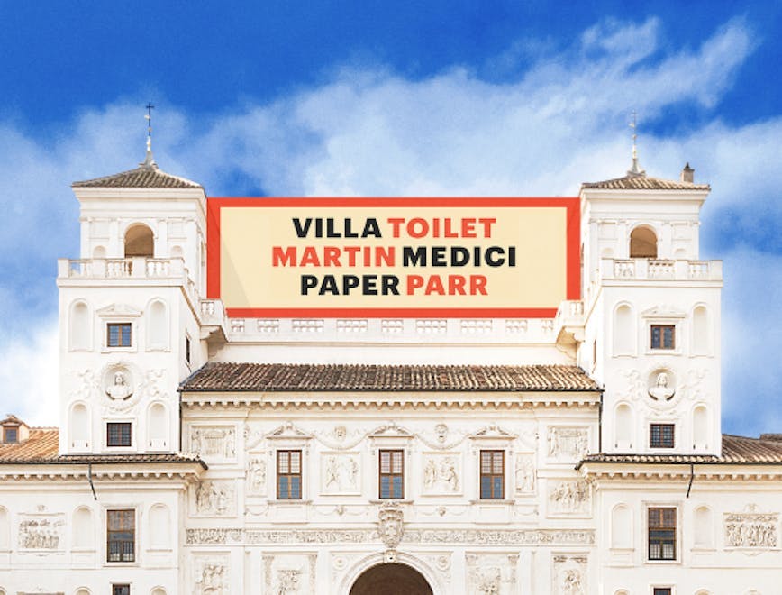 Nell'immagine: posternToiletpaper & MArtin Parr - Villa Medici