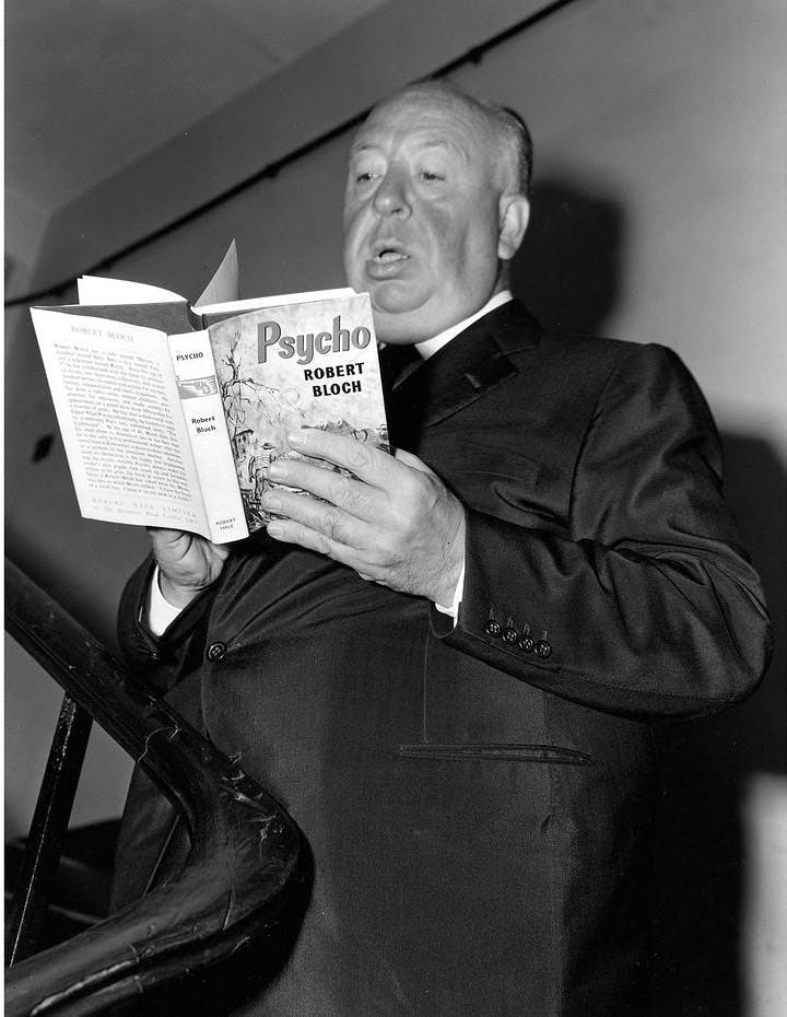 In foto Alfred Hitchcock
