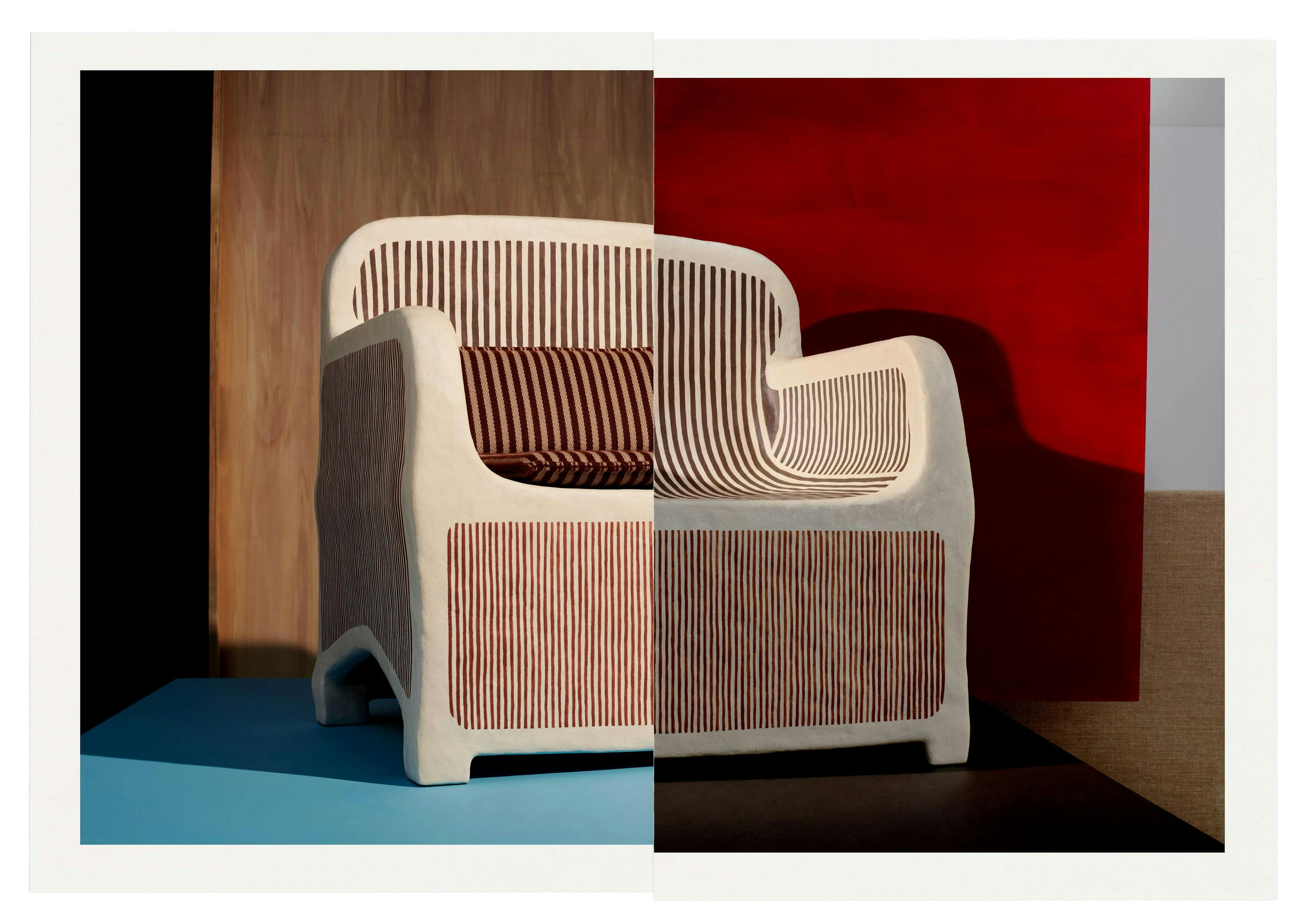 Nella foto Hemès "Collections for the home" Sillage d’Hermès Armchair