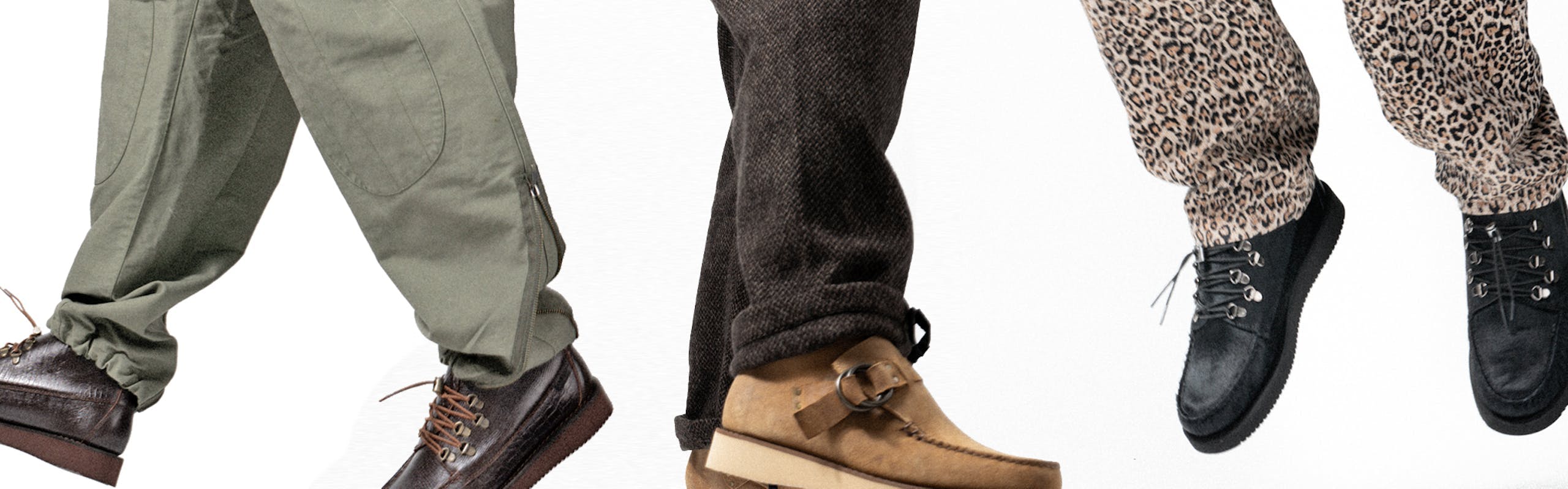 I nuovi modelli di scarpe Sebago per l'inverno in collab con Engineered Garments