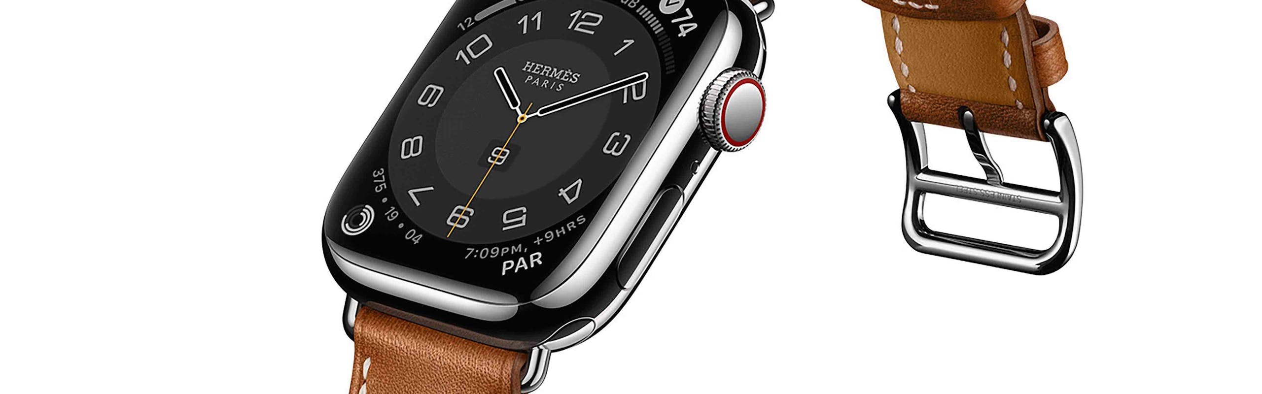 Nella foto il nuovo Apple Watch Hermès serie 7