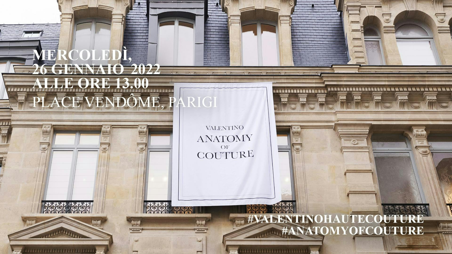 Valentino Anatomy of Couture la sfilata in diretta dalla Paris Fashion Week