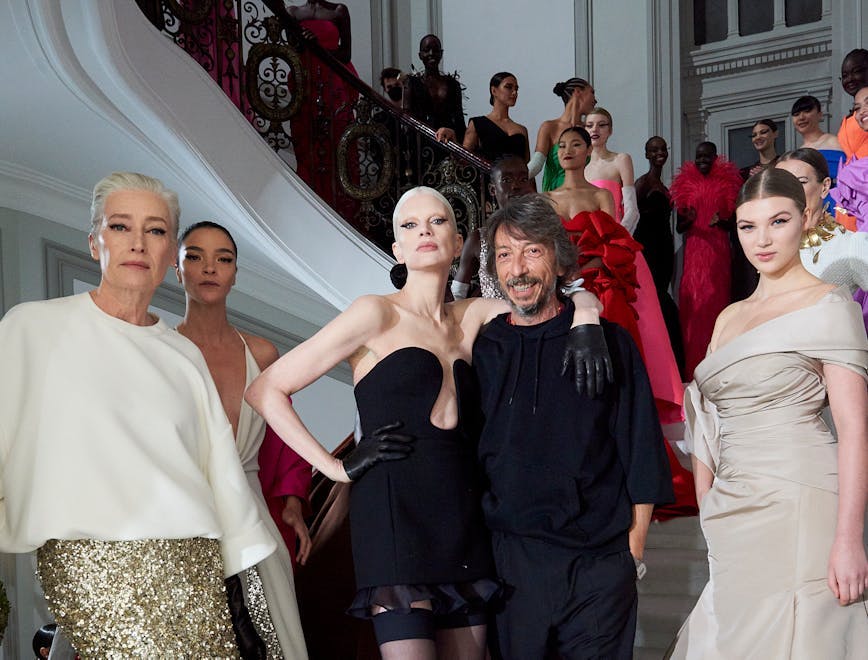 Nella foto Valentino Anatomy of Couture la collezione Primavera Estate 2022