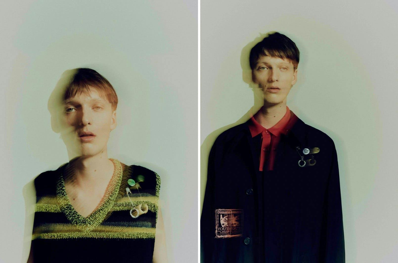 Nella foto Fred Perry x Raf Simons la collezione "The energy and freedom of youth"