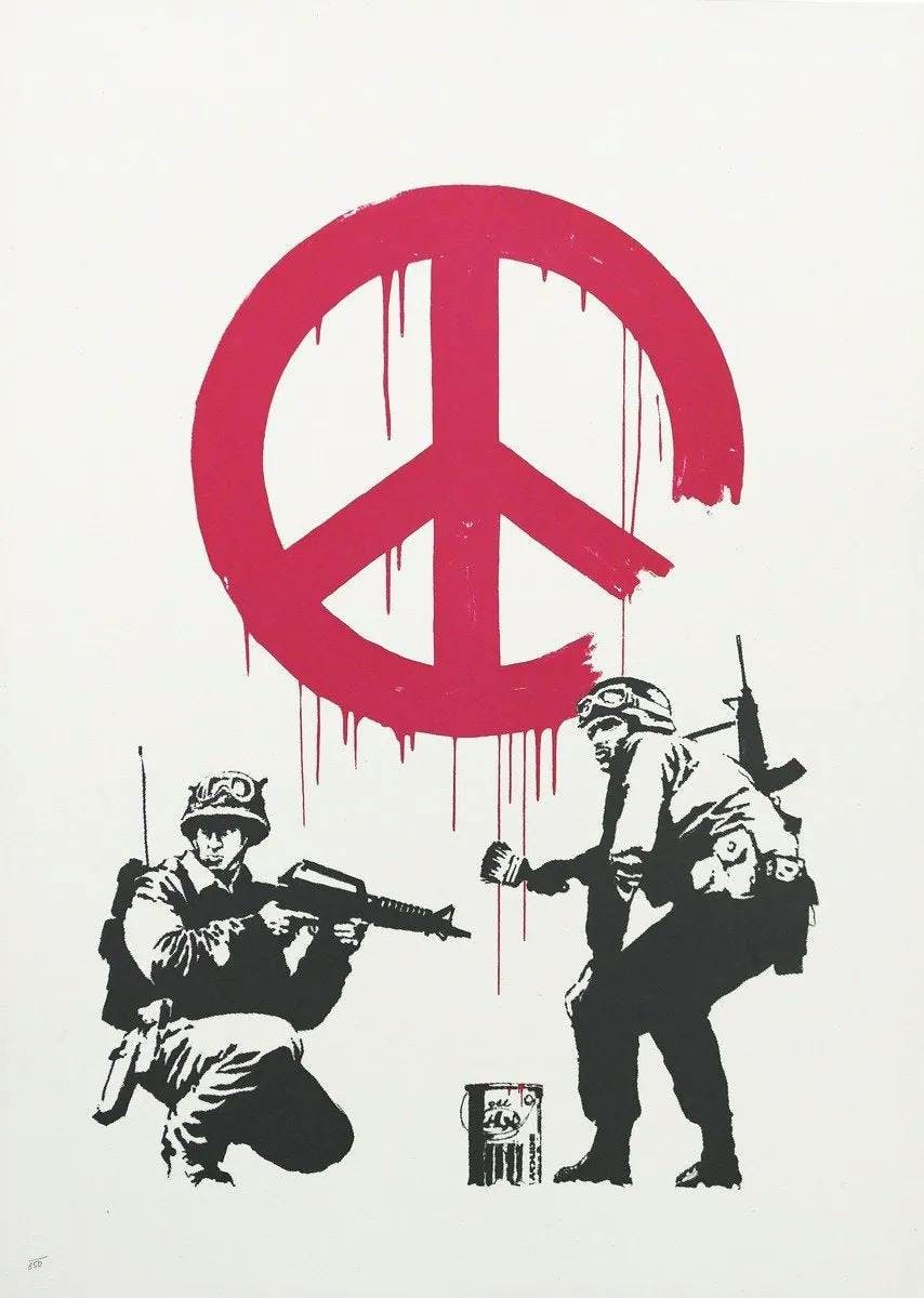 CND Soldiers, Banksy, 2005. 