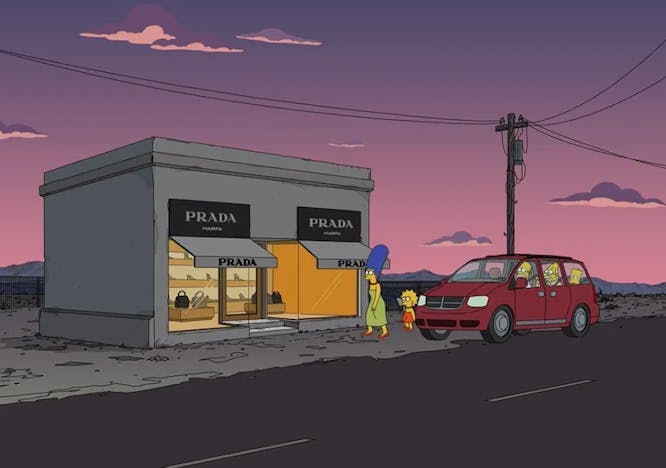 The Simpsons - Prada Marfa