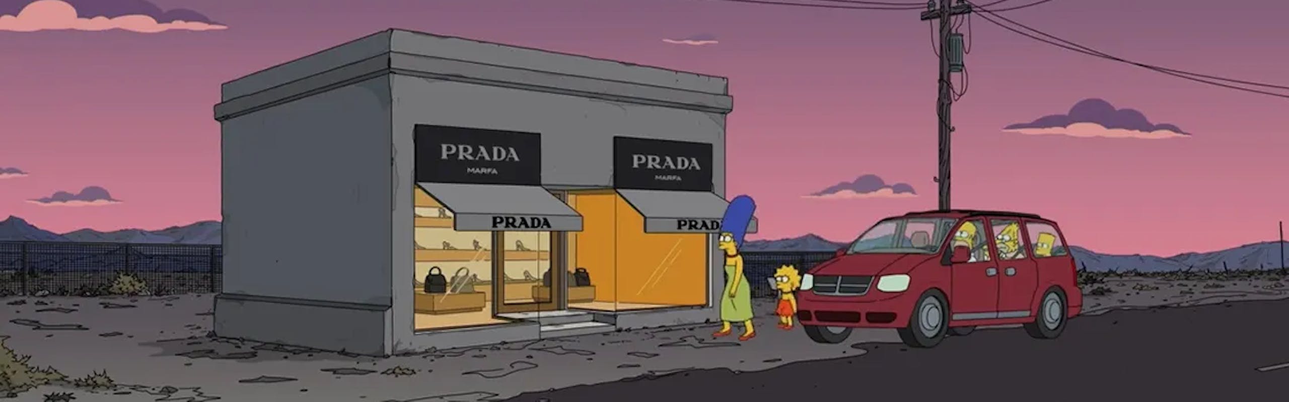 The Simpsons - Prada Marfa