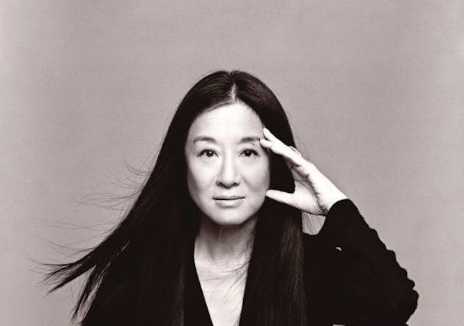 Un ritratto della stilista Vera Wang. 