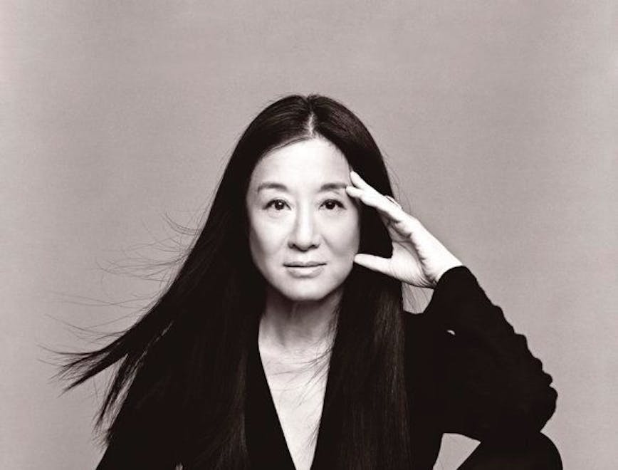 Un ritratto della stilista Vera Wang. 