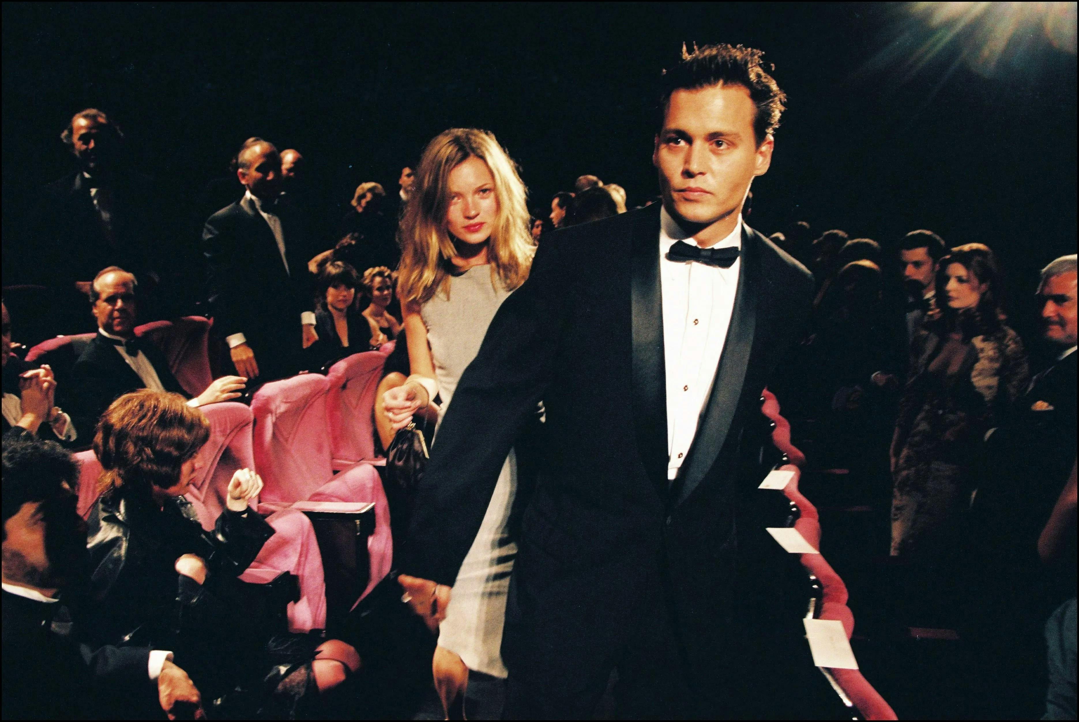 Johnny Depp e Kate Moss al Festival di Cannes. 