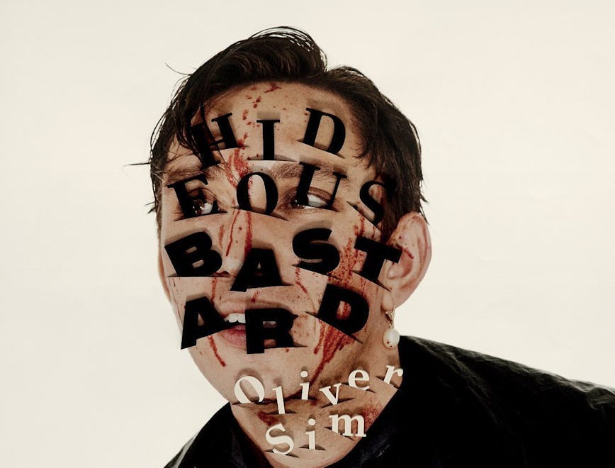 La cover del nuovo album "Hideous Bastard" di Oliver Sim