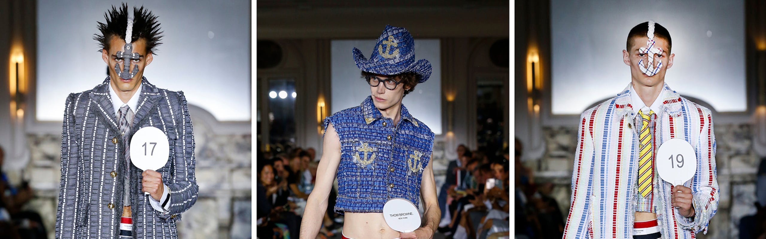 Thom Browne la sfialta uomo primavera estate 2023 alla Paris Fashion Week