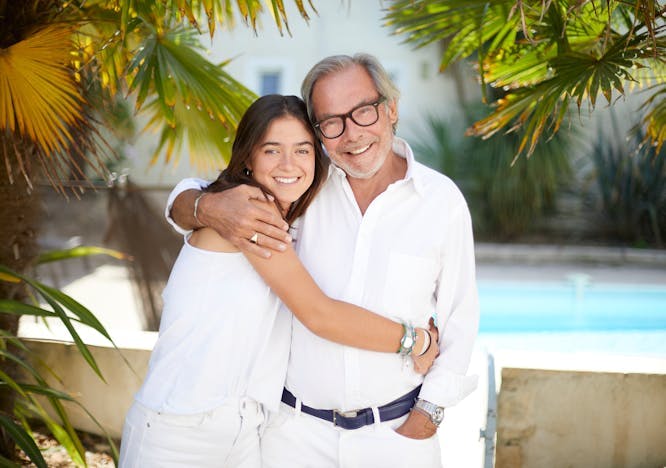Didier Guillon e la figlia Valentine Guillon