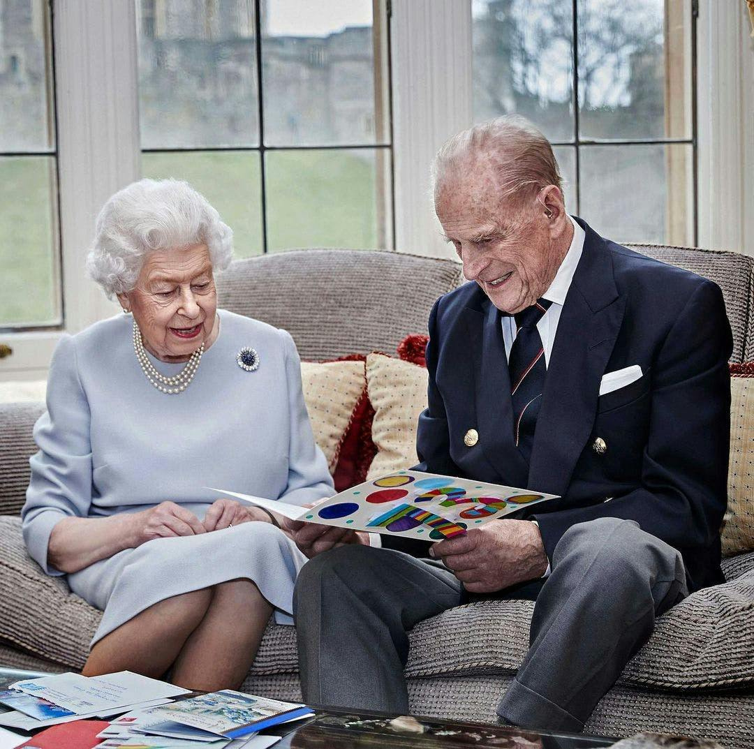 La Regina Elisabetta II e il Principe Filippo. 