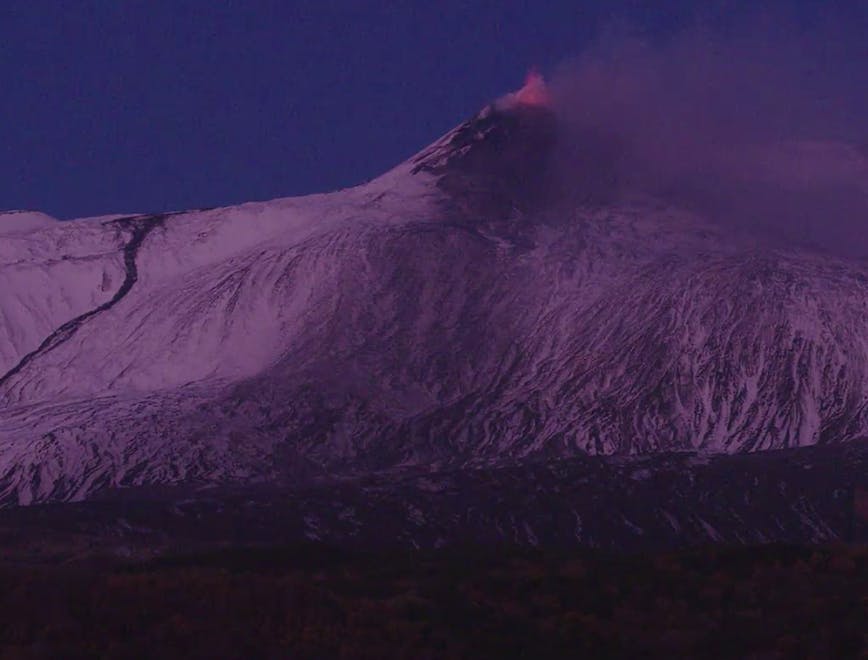 mountain nature outdoors volcano