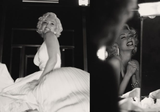 Ana De Armas in Blonde il film su Marilyn Monroe