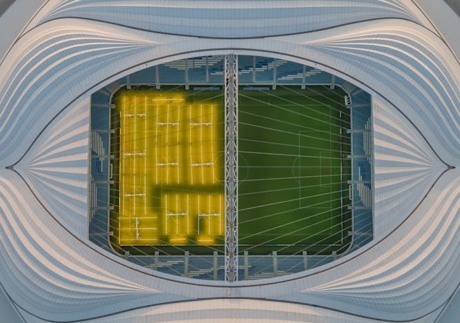 Lo Stadio Al Janoub ad Al Wakrah porta la firma di Zaha Hadid (photo courtesy QatarTourism)