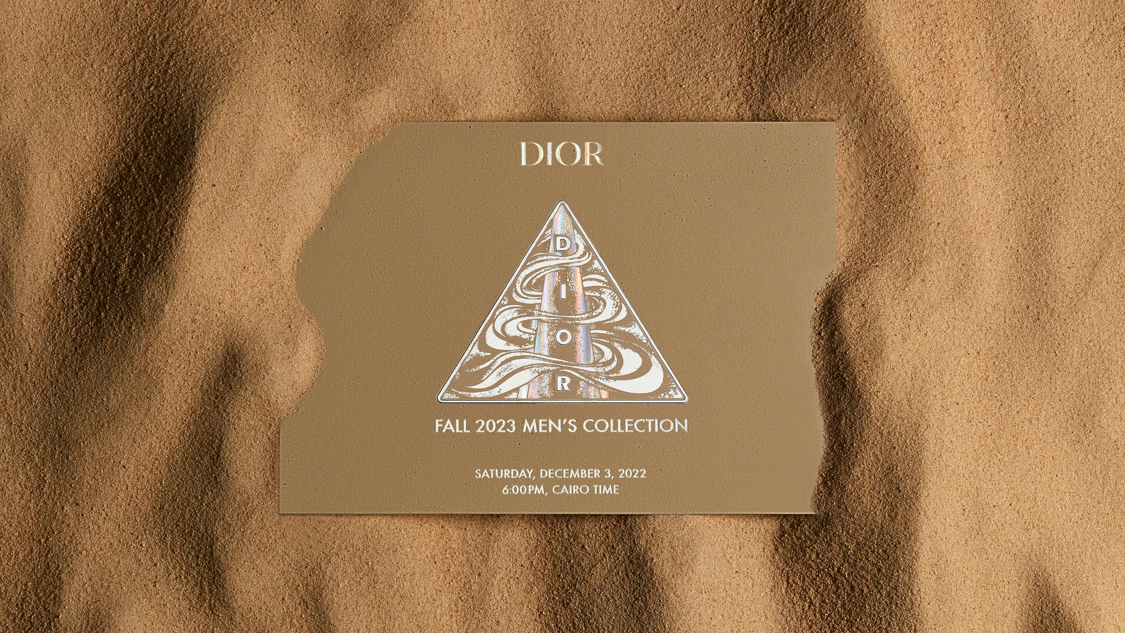 triangle paper business card text