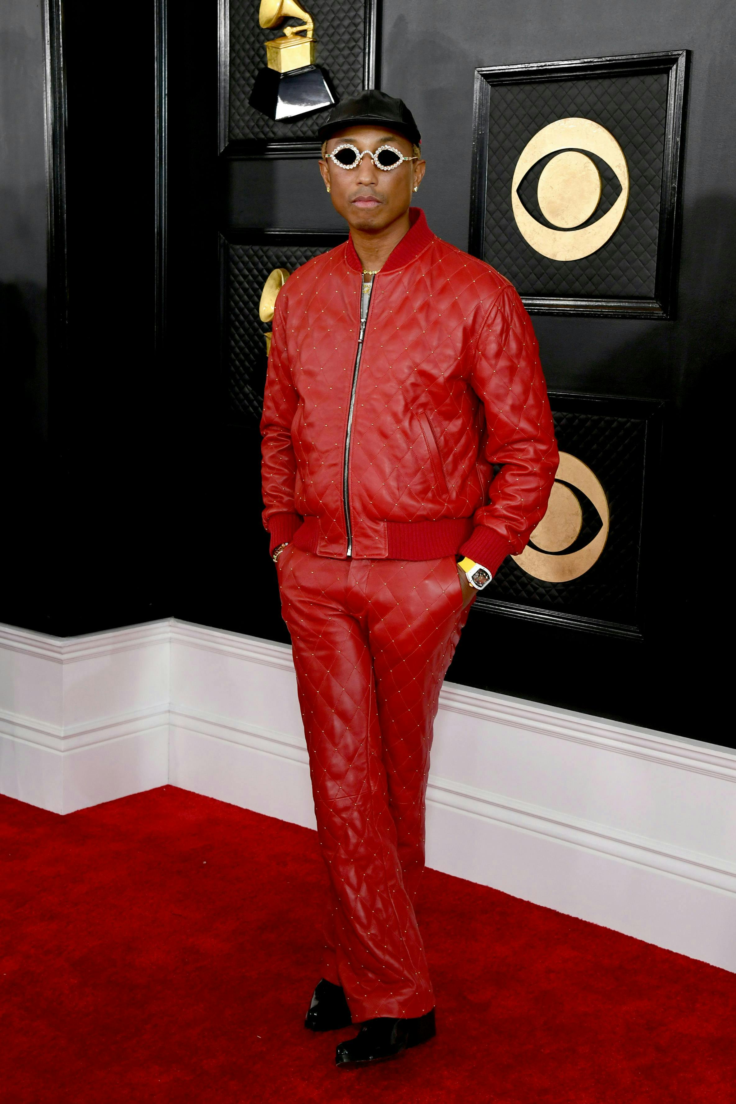 Pharrell Williams ai Grammy Awards 2023 (Getty Images)
