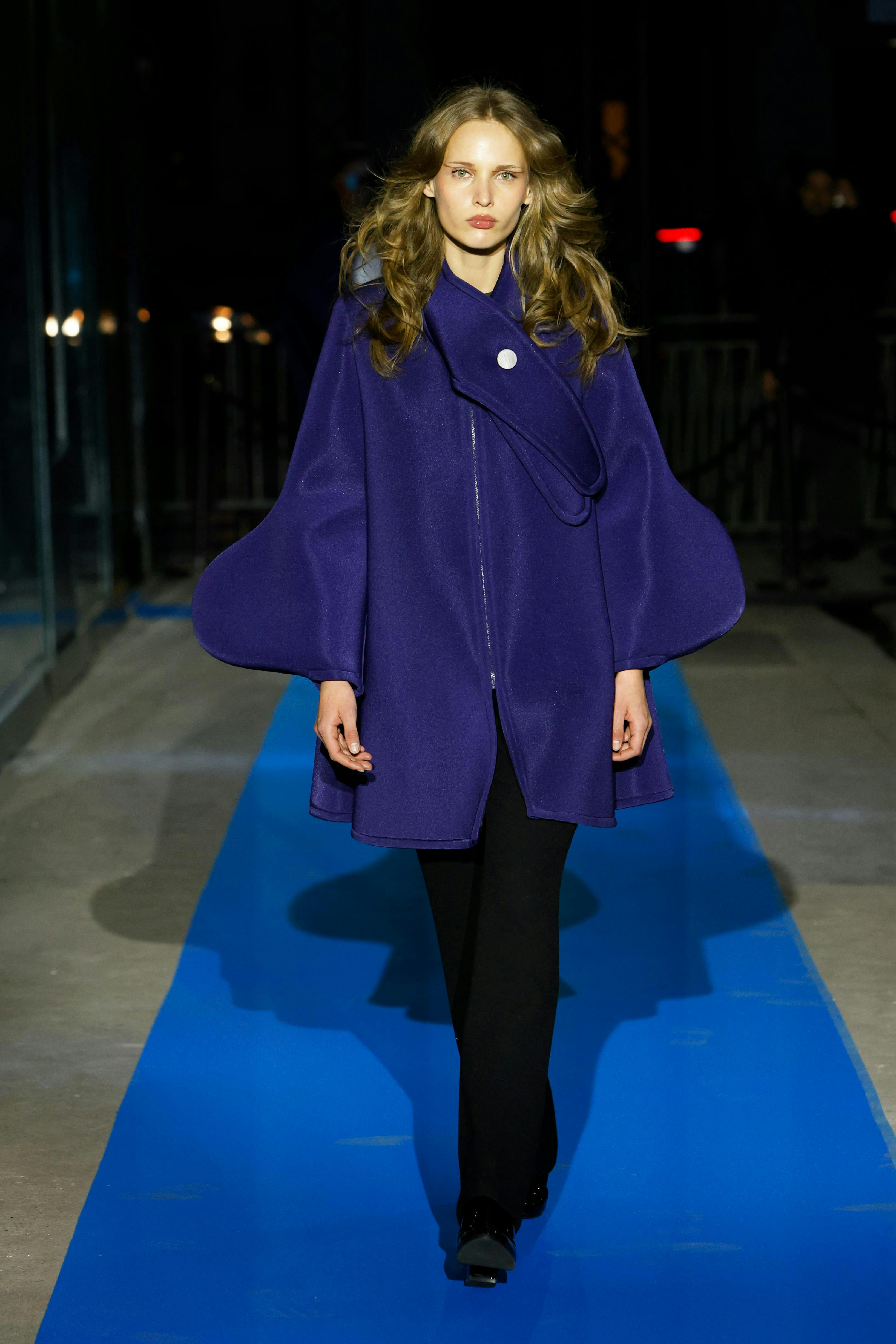 paris fashion adult female person woman clothing coat